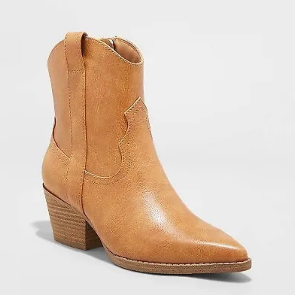 Women's Twyla Western Boots - Universal Thread Cognac 9.5